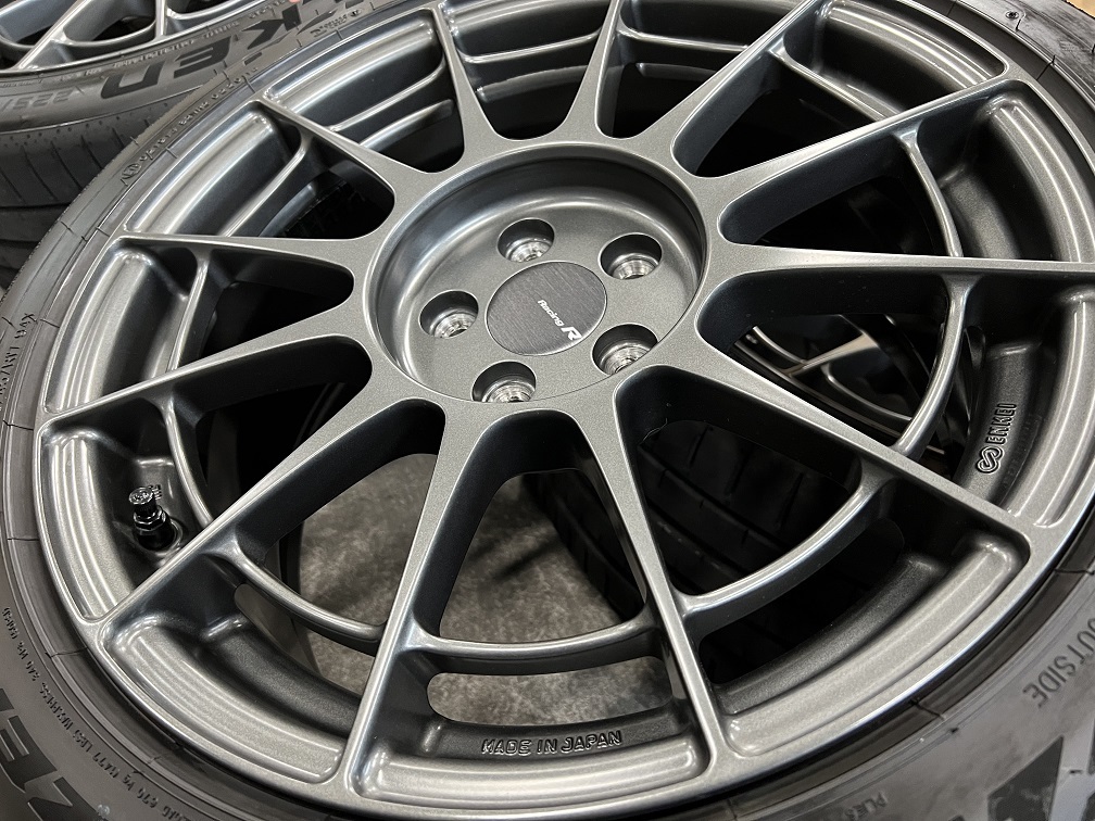 【中古】ENKEI NT03RR 17インチ 8.0J インセット48 5/100 ＋ FALKEN AZENIS FK520L 225/45ZR17 94Y（4本セット）_画像2