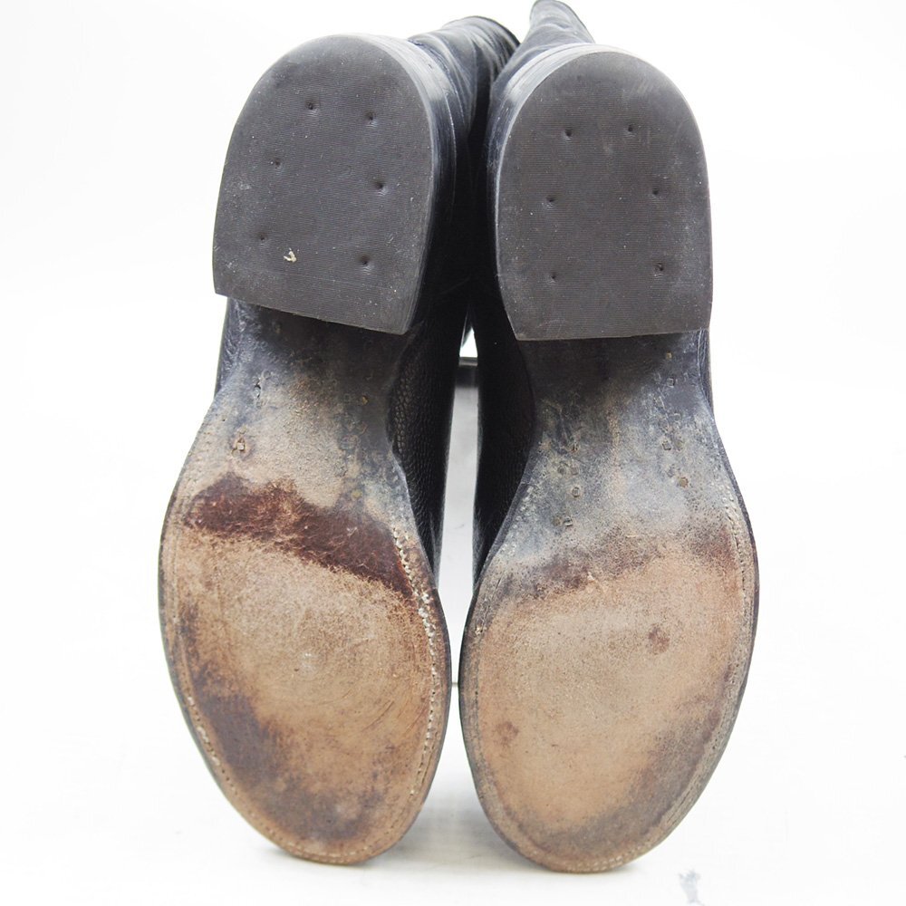 USA made 11D inscription 29cm corresponding KOCONA ROOTS Vintage western boots pesko boots leather shoes black black 24.4.1/P522