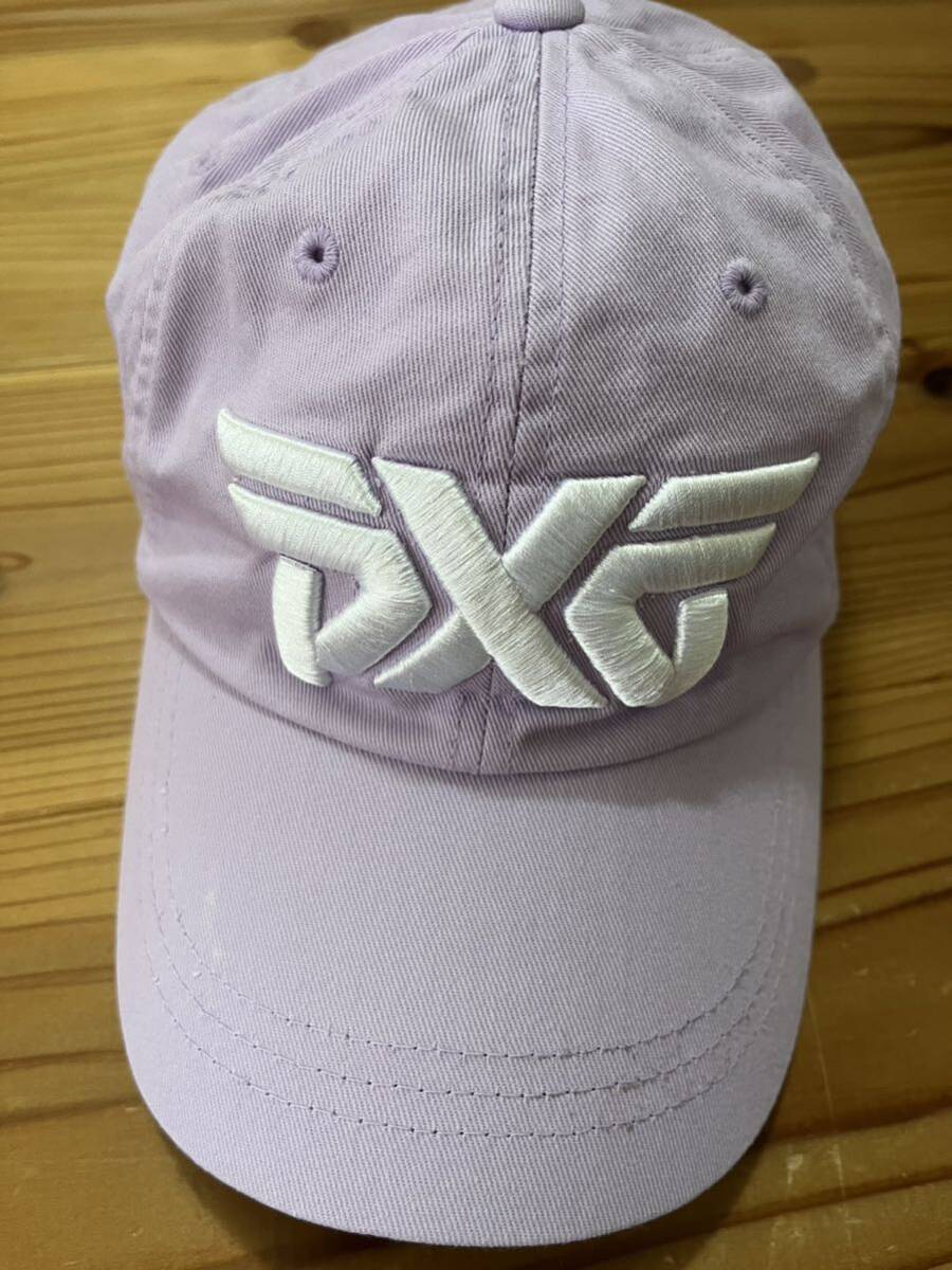 PXG ゴルフキャップ 紫 パープル CAP 帽子 GOLF ゴルフウェア キャップ_画像1