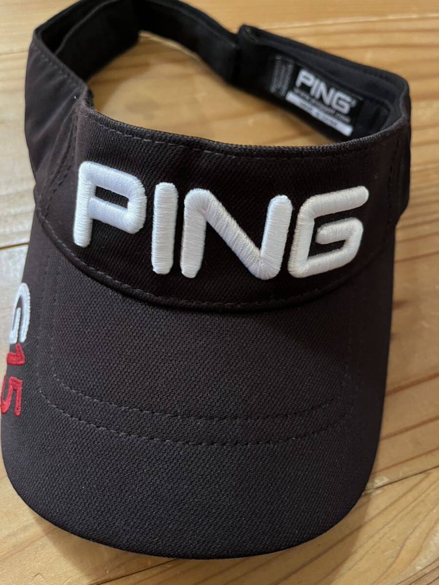 PING Golf козырек чёрный черный GOLF козырек булавка Golf одежда G15 шляпа 