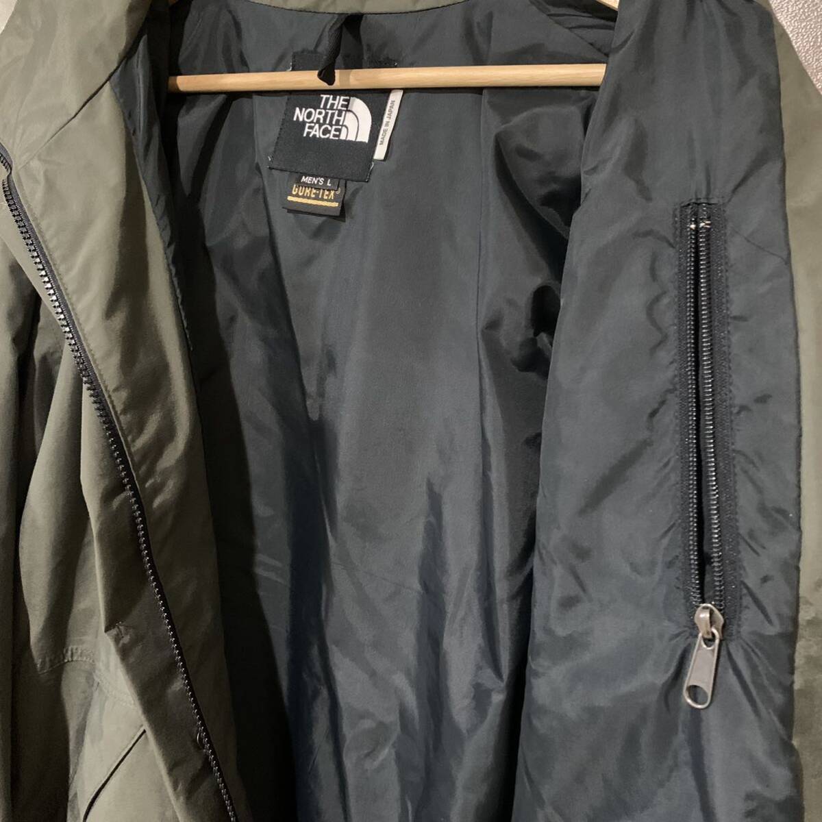 THE NORTH FACE ノースフェイス NP2605 GORE-TEX マウンテンパーカー L ゴアテックス ナイロンジャケット グリーン系の画像4