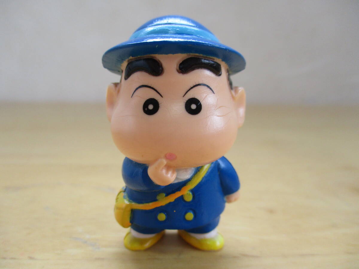 希少☆当時物 1993 クレヨンしんちゃん シロ 彩色 ゴム 人形 2種セット PVC フィギュアの画像7