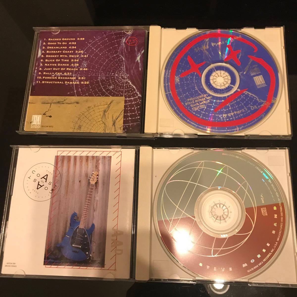 Steve Morse CD2枚セット／ Structual Damage, Coast To Coast スティーブモーズ