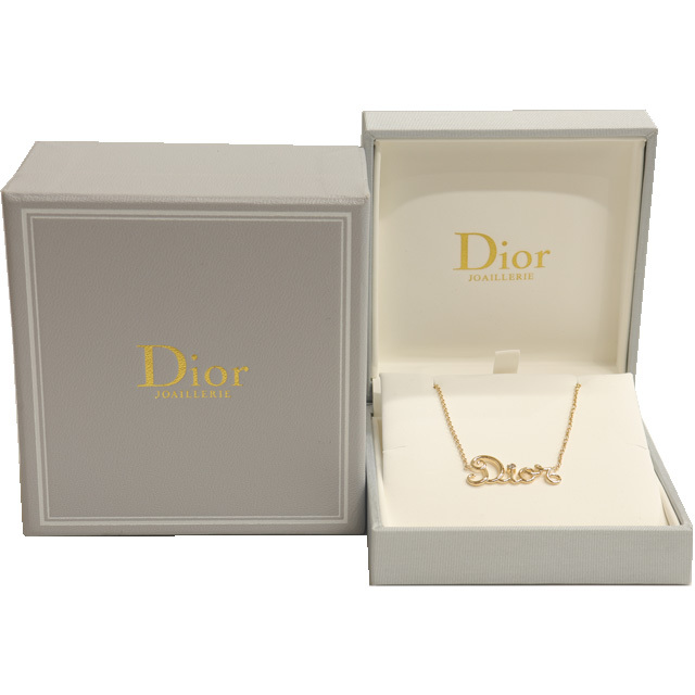 （新品仕上げ済）クリスチャン ディオール Christian Dior ディオール アムール ダイヤ ネックレス K18 YG×ダイヤ JOUI95051 証明書 8673_画像10