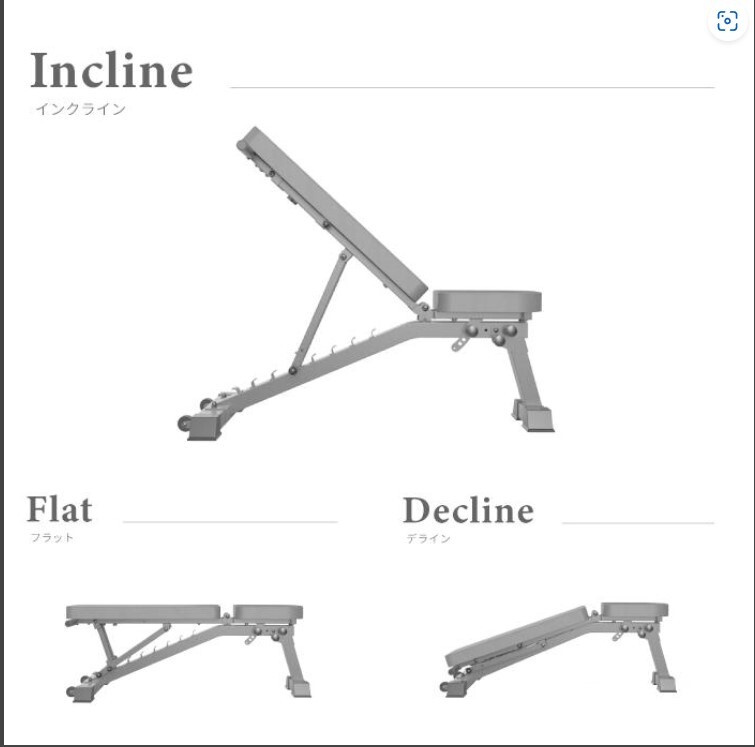【未使用】BAR WING 3WAY 折り畳みトレーニングベンチ デクライン インクライン フラットベンチ BW-DC04【送料込】の画像5