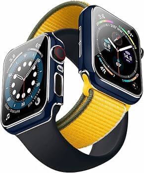 d-92venk アップルウォッチカバー ケース apple watch用 Series 8 7 SE 6 5 4 3 2 ガラスフィルム 一体型_画像4