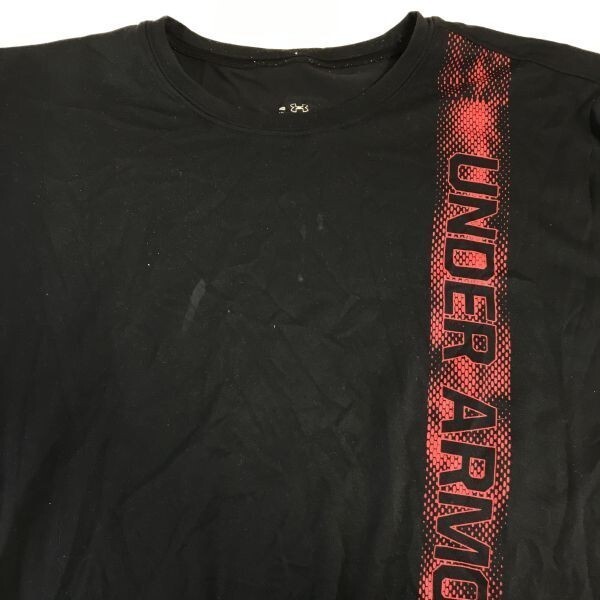 UNDER ARMOUR★吸水速乾　半袖Tシャツ【Mens size -L/黒/Black】Tops/Shirts◆BH105_画像3