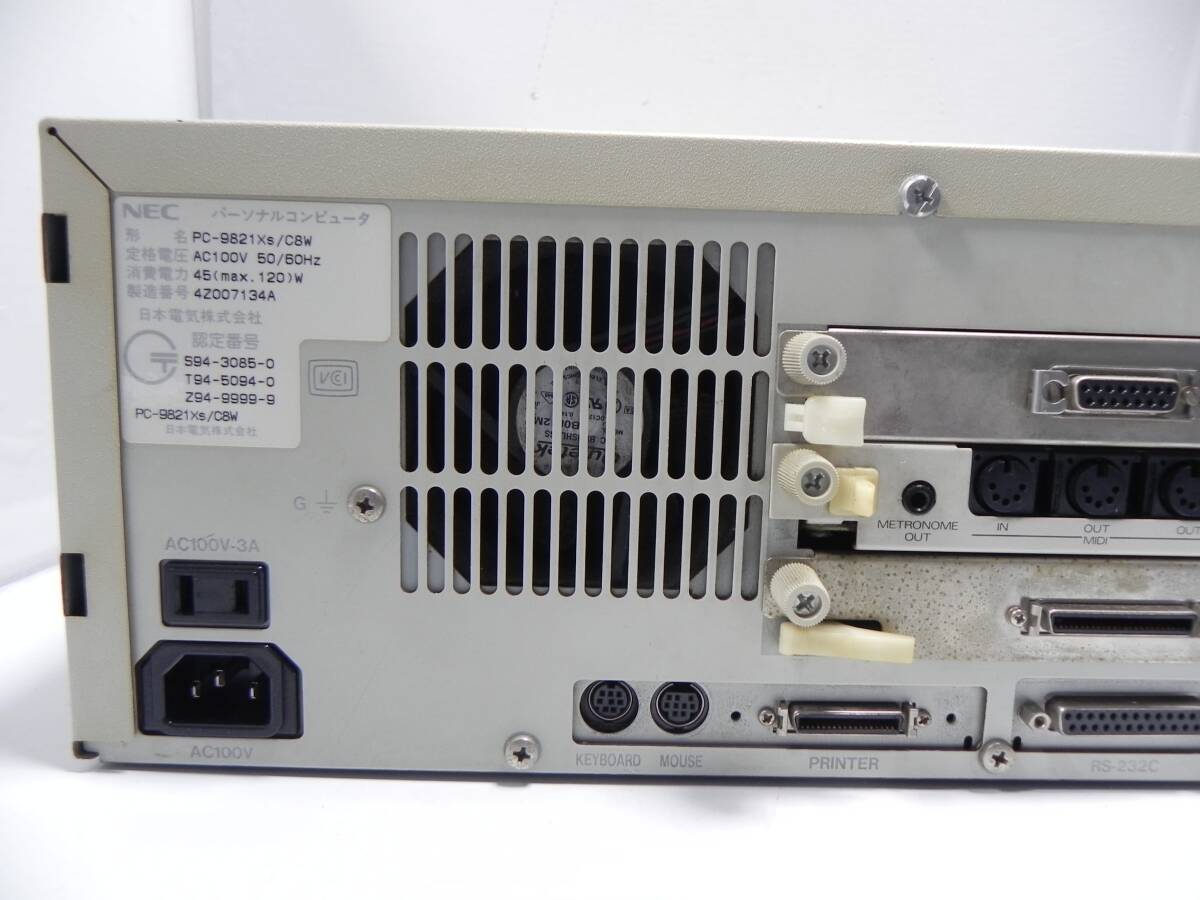 D0853 Y NEC パーソナルコンピューター PC-9821Xs/C8W  本体のみの画像6