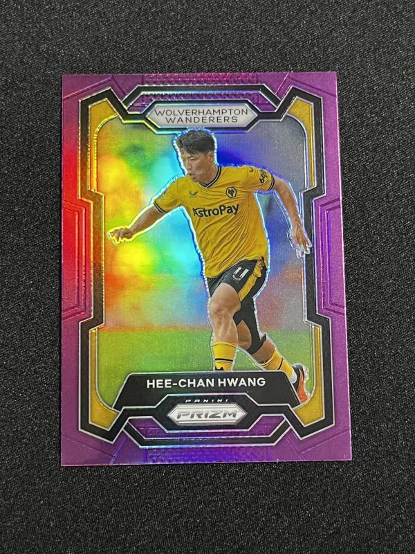 Hwang Hee-Chan 2023-24 Panini Prizm EPL Purple Prizm ファン・ヒチャン 黄喜燦 Wolvesの画像1