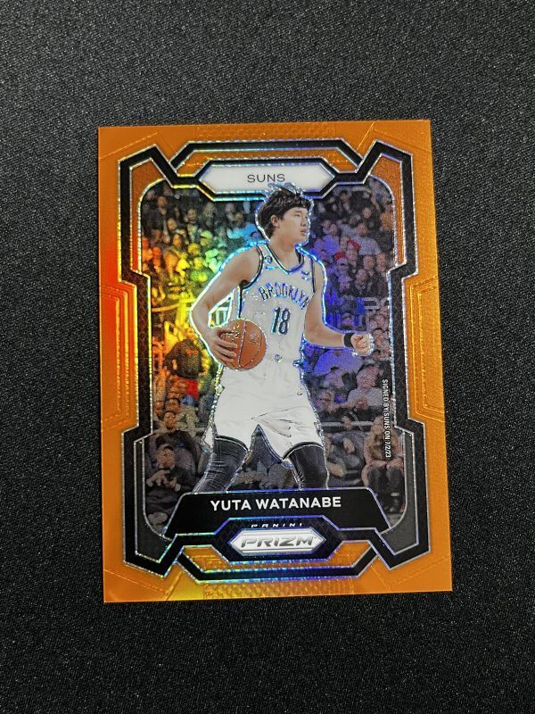 【49枚限定】 渡邊雄太 Yuta Watanabe 2023-24 Panini NBA Prizm Orange Prizm サンズ グリズリーズの画像1