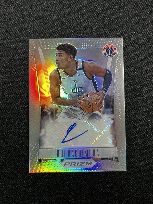 八村塁 Rui Hachimura 2021-22 Panini NBA Prizm Flashback Silver Prizm Auto 直筆サイン ウィザーズ レイカーズ_画像1