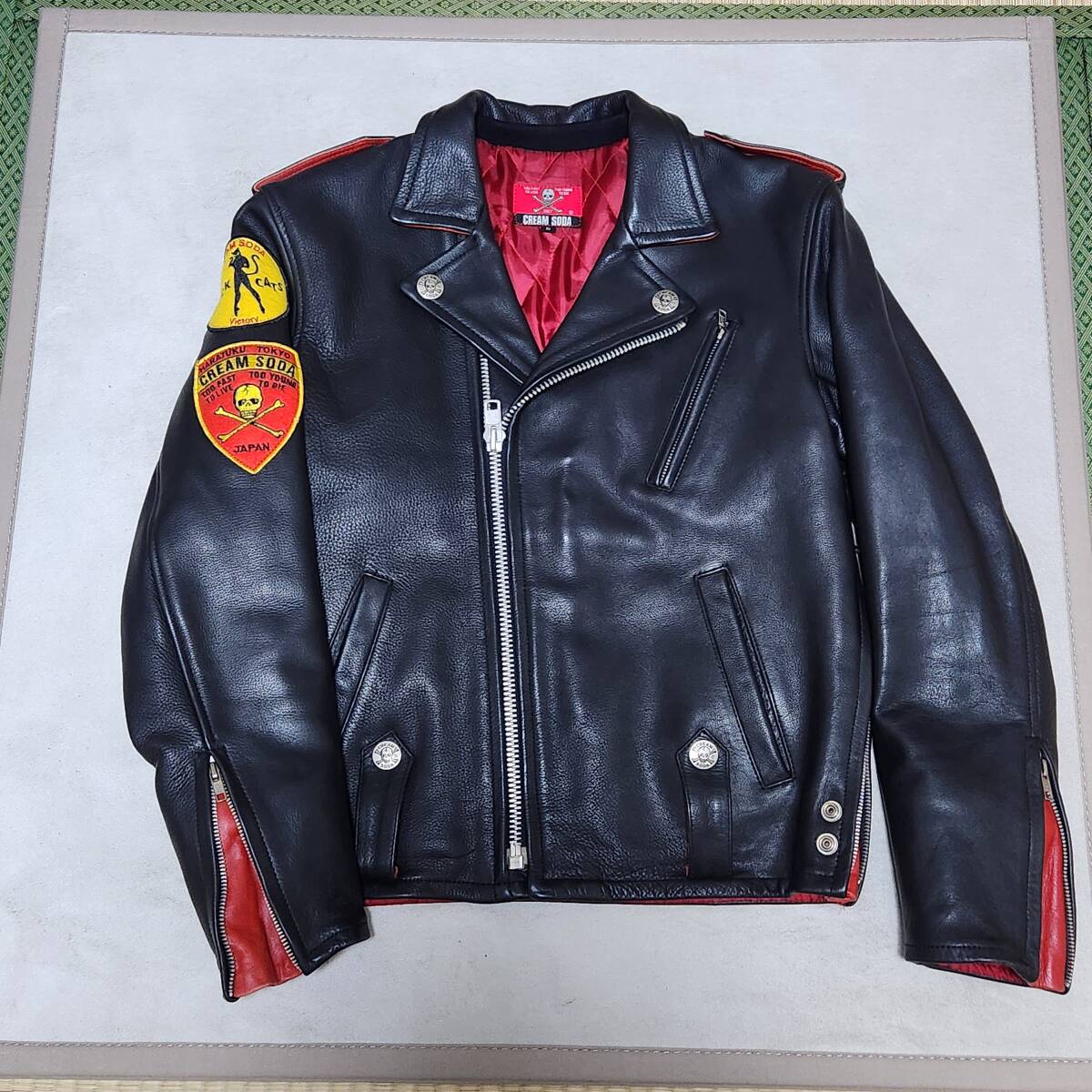 Yahoo!オークション - クリームソーダ 限定ライダースジャケット Yahoo!オークション - クリームソーダ 限定ライダースジャケット