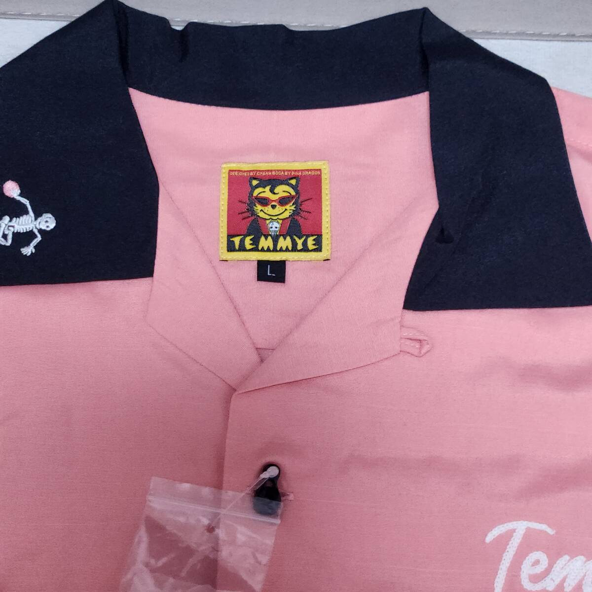 クリームソーダ ティミーボーリングシャツ ピンクドラゴン CREAM SODA の画像3