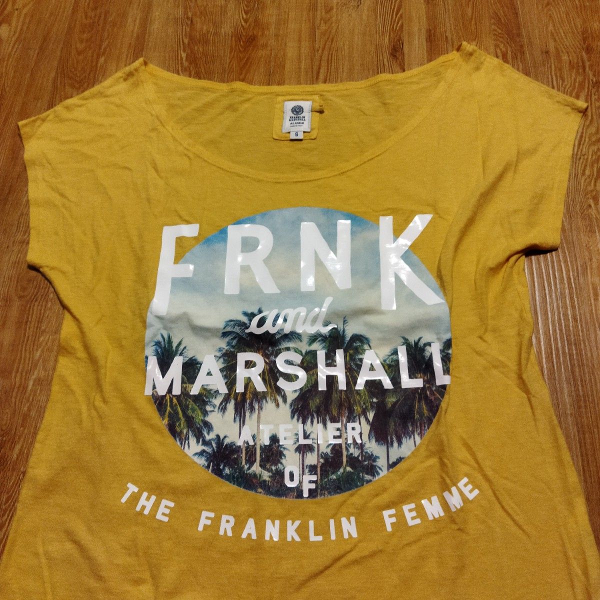 FRANKLIN MARSHALL　フランクリンマーシャル　レディース カットソー Sサイズ 半袖Tシャツ