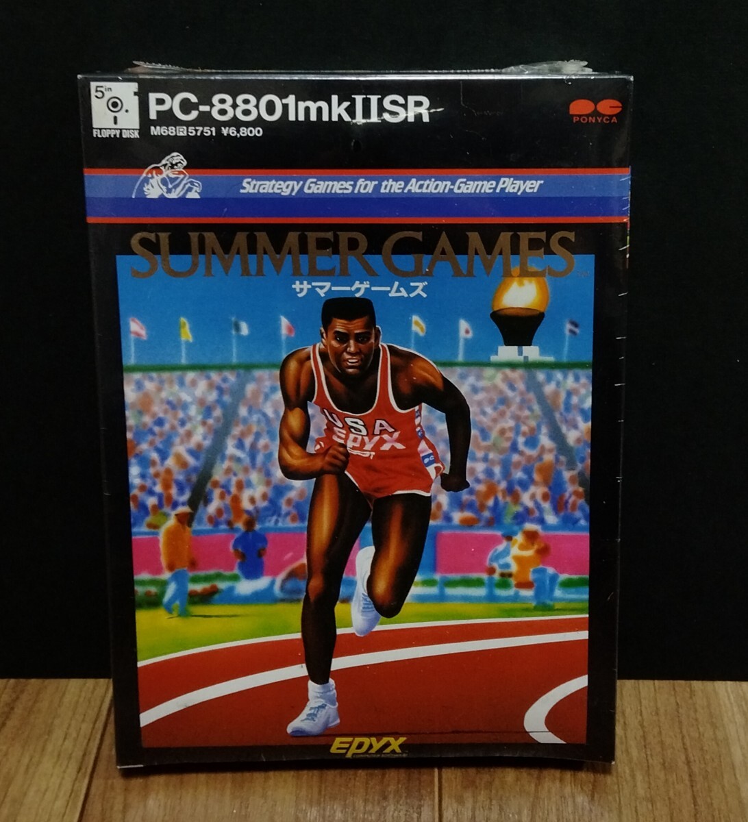 PC-88 サマーゲームズ　未開封　PC-8801