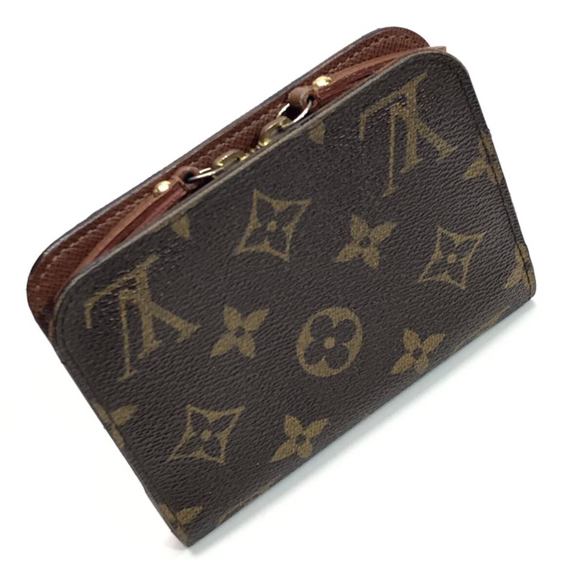 ★美品★LOUIS VUITTON ルイヴィトン モノグラム ポルトモネ・アンソリット アルマニャック ブラウン コインケース 二つ折り財布 M60192の画像2