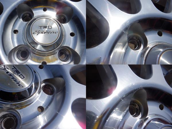 TRD Sportivo 16インチ 6J +43 PCD100 4H 4枚SET アクア ヴィッツの画像6