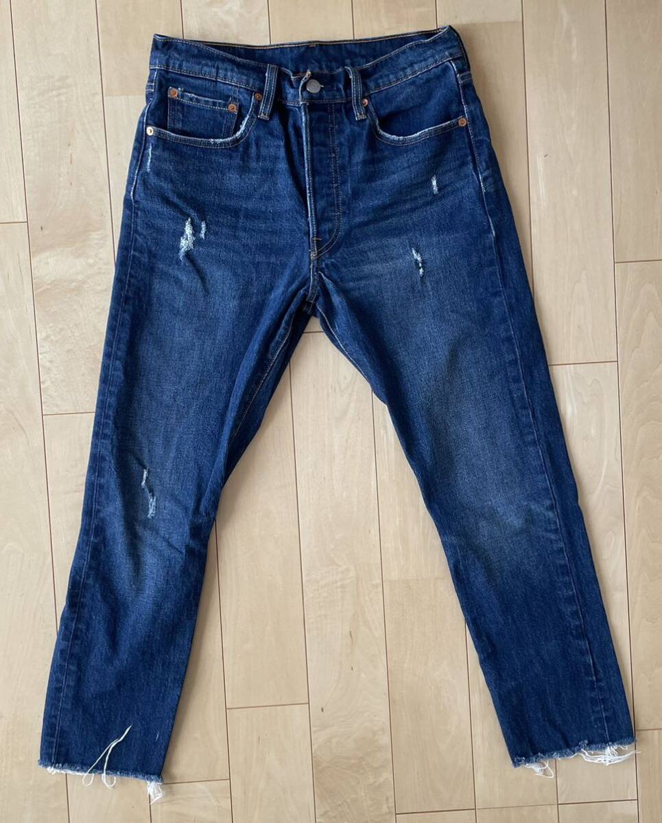 リーバイス501 ダメージ加工　レディース　ジーンズ デニム Levi's _画像1