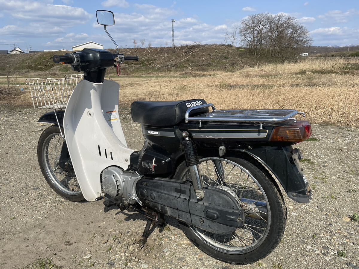  Yamagata departure * Suzuki Birdie BA14A with a self-starter 50cc rare 2 -stroke old car real movement * present condition delivery * pickup limitation * selling out *
