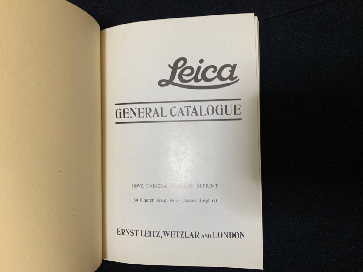 ライカ Leitz General Catalogue 1936年 大変珍しいライカ総合カタログ全95ページ 美品の画像2