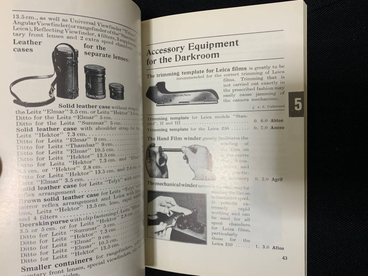 ライカ Leitz General Catalogue 1936年 大変珍しいライカ総合カタログ全95ページ 美品の画像5