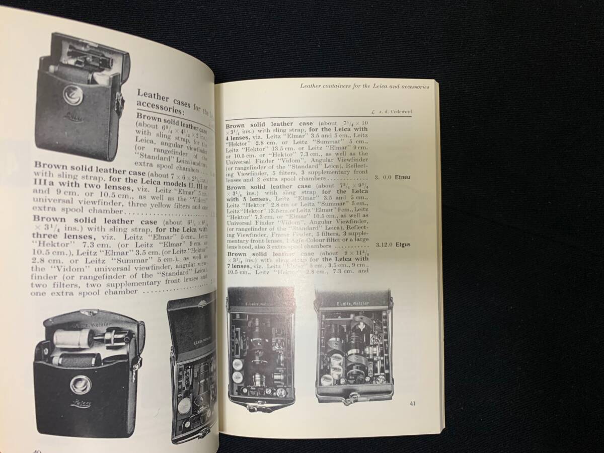 ライカ Leitz General Catalogue 1936年 大変珍しいライカ総合カタログ全95ページ 美品_画像3