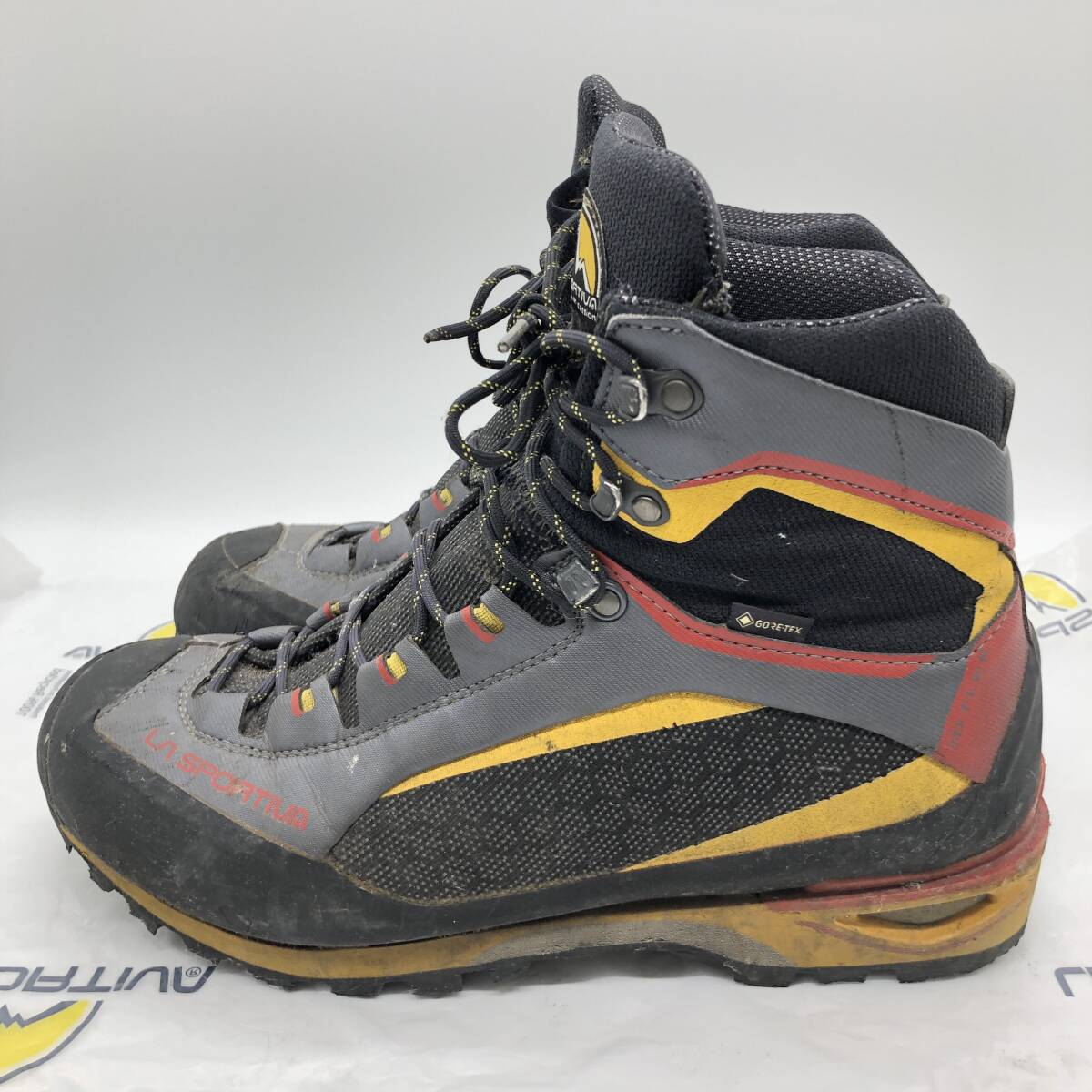 LA SPORTIVA スポルティバ トランゴタワーGTX サイズ43 トレッキングシューズ 登山靴 ブラック/イエロー 21A999100N 【中古】の画像4