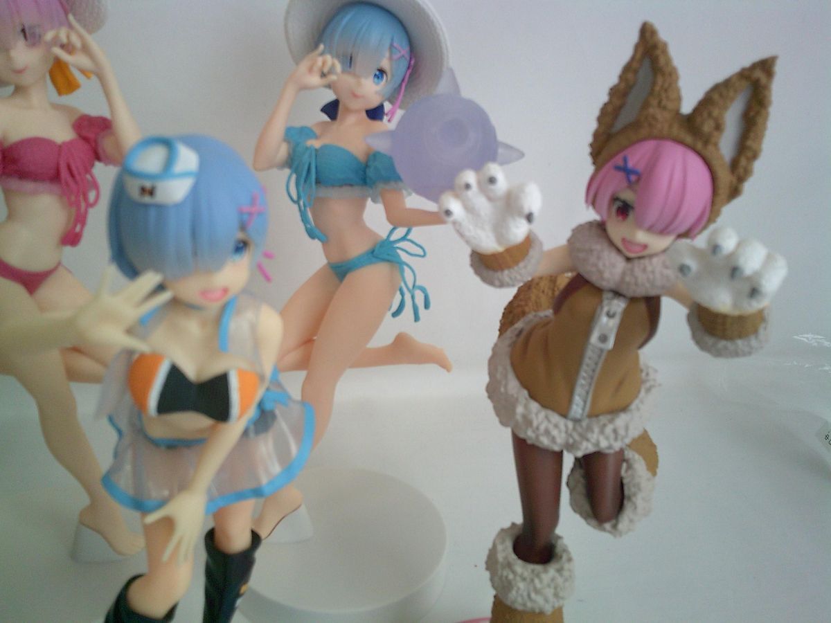  secondhand goods figure Re: Zero from beginning . unusual world life li Zero Lem Ram 7 body goods set 