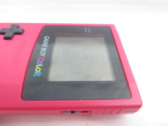 【同梱可】訳あり ゲーム ゲームボーイカラー 本体 CGB-001 レッド 動作品 本体のみ_画像4