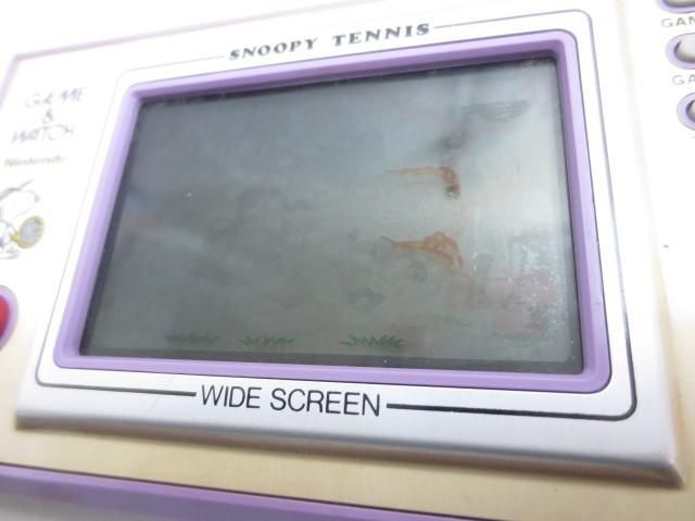 【同梱可】訳あり ゲーム 携帯型 ゲームウォッチ SP-30 スヌーピーテニスの画像2