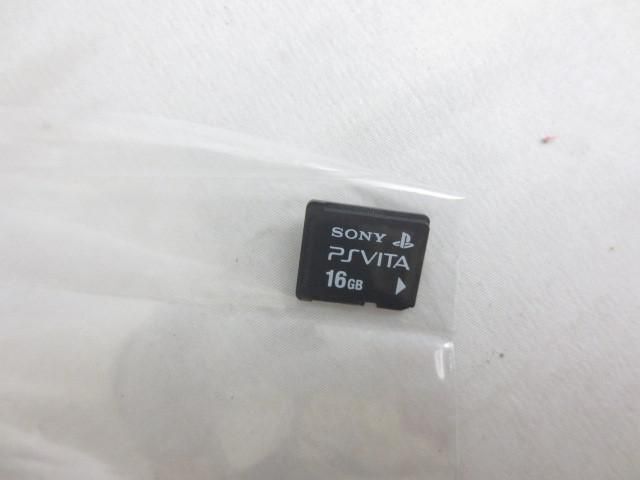 【同梱可】中古品 ゲーム PS Vita 本体 PCH-2000 ブラック 動作品 充電器 メモリーカード 16GB 付き_画像7