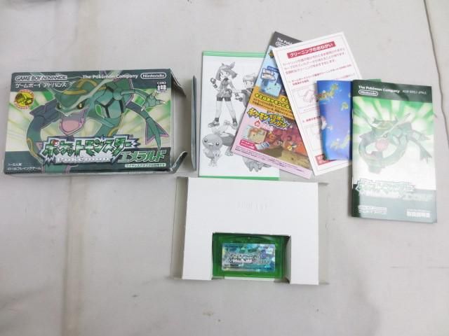 【同梱可】中古品 ゲーム ゲームボーイアドバンス ソフト ポケットモンスター エメラルド 取扱説明書 箱付き_画像3