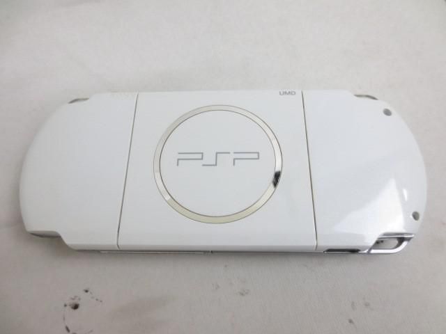 【同梱可】中古品 ゲーム PSP 本体 PSP3000 ホワイト 動作品 メモリースティック 8GB 充電ケーブル カバー付きの画像3