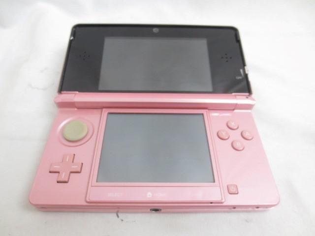 [ including in a package possible ] secondhand goods game Nintendo 3DS body CTR-001 Misty pink operation goods charge cable stand attaching 