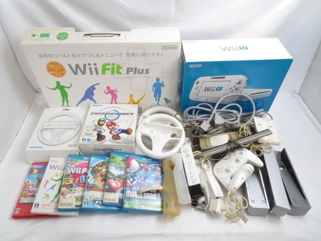 [ set sale secondhand goods ] game Wii U body WUP-010 operation goods Mario Cart 8 soft other balance board box peripherals g