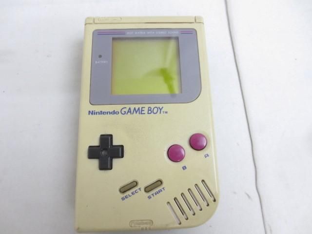 【同梱可】ジャンク品 ゲーム ゲームボーイ 本体 DMG-01 イエロー 充電器 等 3点 グッズセットの画像5