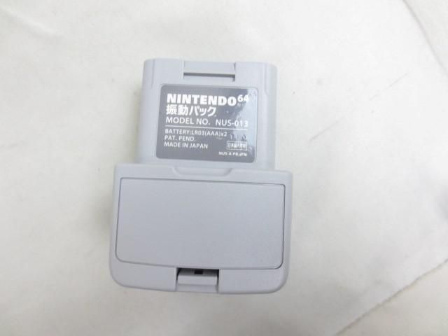 【同梱可】訳あり ゲーム NINTENDO 64 本体 ジャンク品 NUS-001 NUS-013 振動パック コントローラー 周辺機器 グッズの画像6