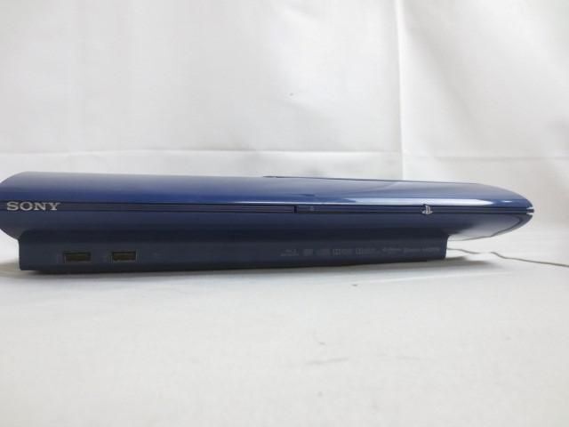 【同梱可】中古品 プレイステーション3 PS3本体 CECH-4000B ブルー 動作品 コントローラー 周辺機器付きの画像4