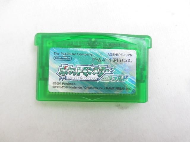 【同梱可】中古品 ゲーム ゲームボーイアドバンス ソフト ポケットモンスター エメラルド サファイア 2点 グッズセッの画像4