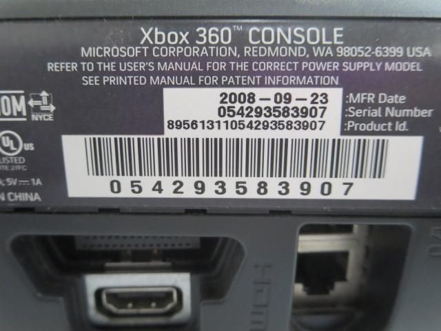 【同梱可】訳あり ゲーム Xbox 360 本体 ジャンク品 ホワイト ブラック コントローラー 電源ケーブル 周辺機器 グッの画像4