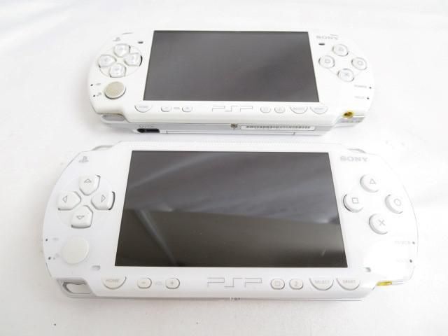 【同梱可】中古品 ゲーム PSP 本体 PSP1000 PSP2000 ホワイト 動作品 2点 グッズセットの画像2