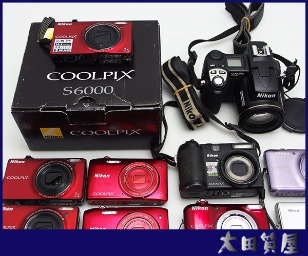 14)質屋【同梱不可】Nikon ニコン デジカメ クールピクス COOLPIX S6000 S6200 A10 P5100 S10 VR 他 おまとめ 動作未確認 ジャンク ☆1円～の画像2