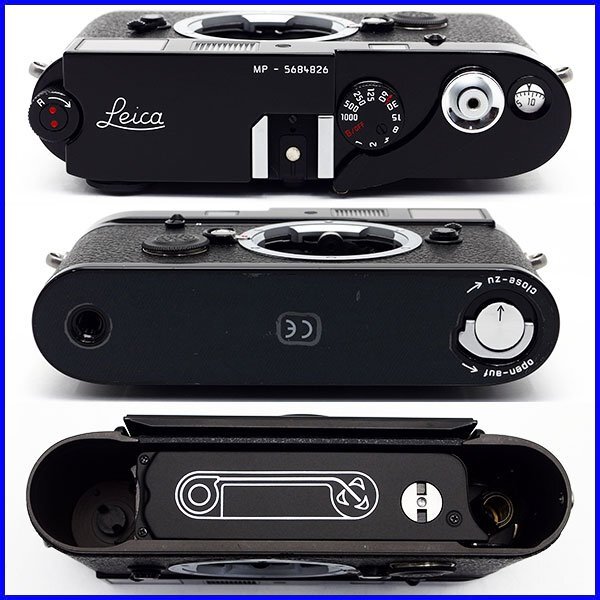 質屋出品☆Leica MP 0.72 ブラックペイント 10302 ボディ 元箱付き シャッター・露出 動作品 中古☆1円～売り切り