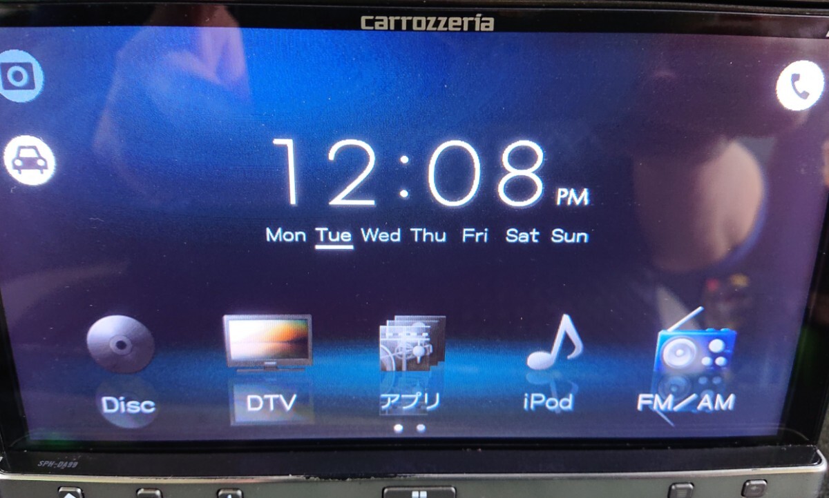 カロッツェリア SPH-DA99 Bluetooth USB DVD CD TV HDMI パイオニア オーディオ carrozzeria ディスプレイオーディオ？の画像2