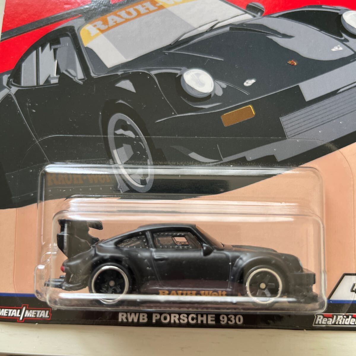 ホットウィール RWB PORSCHE 930 プレミアム　シルエット　ポルシェ930 ラフウェルト_画像2