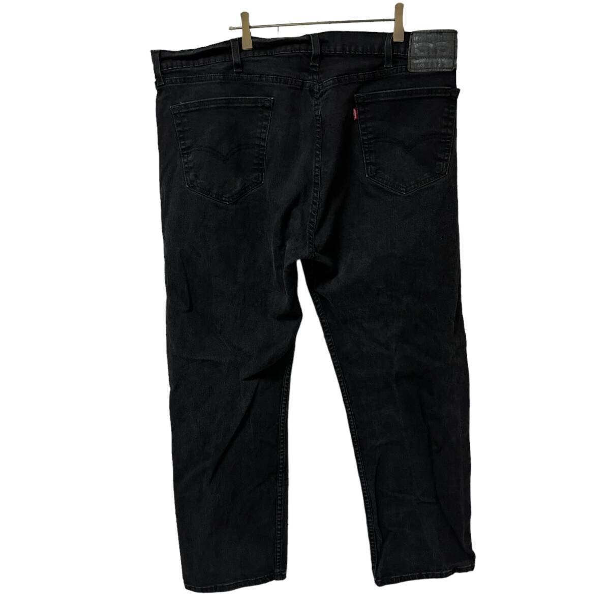 019 リーバイス 505 w42 アメリカ古着 メキシコ製 ブラック ジーンズ デニムパンツ Levis 黒パッチ メンズの画像3