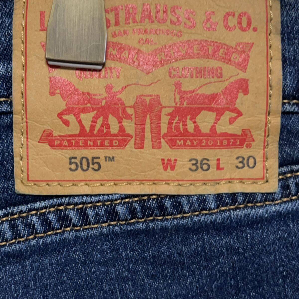 16 リーバイス 505 w36 アメリカ古着　ジーンズ デニムパンツ Levis メンズ_画像6