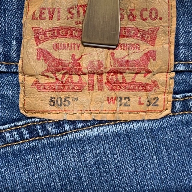 E19 リーバイス 505 w32 アメリカ古着　ジーンズ デニムパンツ Levis　メンズ_画像7