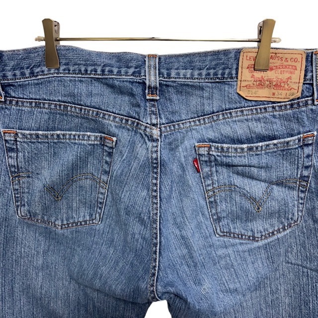 E26 リーバイス 514 w34 アメリカ古着　スリムストレート　ジーンズ デニムパンツ Levis　メンズ_画像1