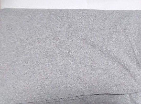 USED Champion チャンピオン コットン Tシャツ　綿100% 半袖　クルーネック　無地　ワンポイントロゴ　グレー　Ｍ